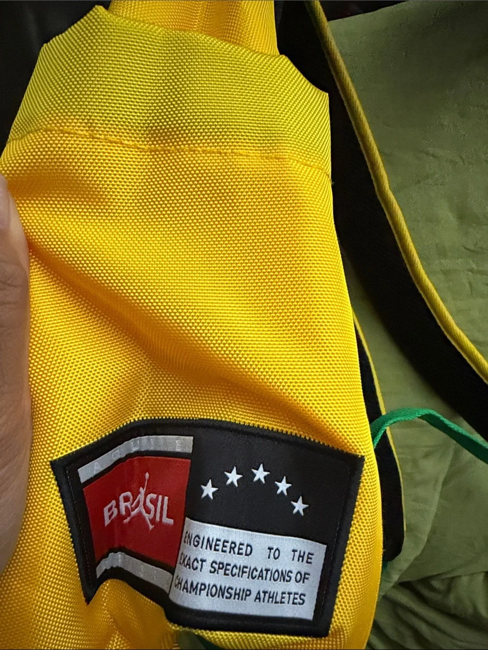 Jordan FIFA Brasil Yellow and Green Logo Backpack